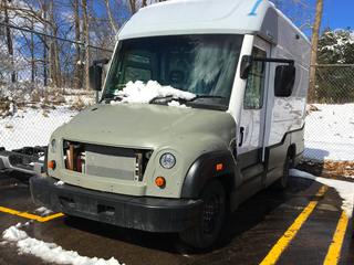 Look, it’s one of Mahindra’s postal truck test mules!